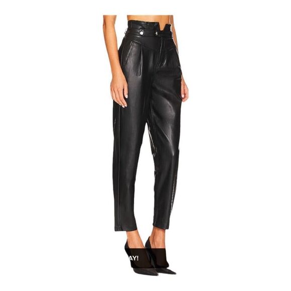 BLANKNYC Vegan Leather Pant in Suspicious Mind,‎ Black size 28 NEW - Picture 3 of 8